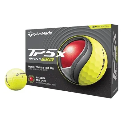 TaylorMade TP5x Yellow Golfové míčky