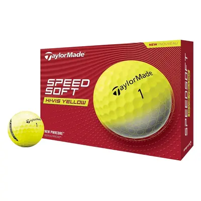 TaylorMade Speed Soft Yellow Golfové míčky