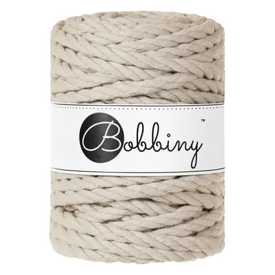 Bobbiny 3PLY Macrame Rope mm m Beige Šňůra