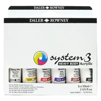 Daler Rowney System3 Sada akrylových barev Starter Set x ml