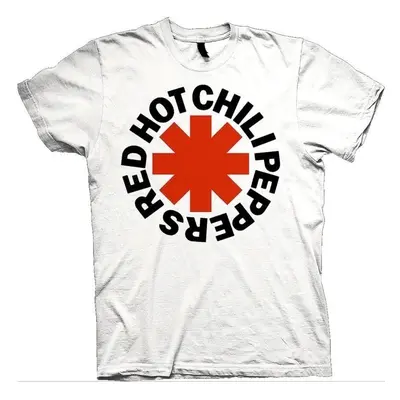 Red Hot Chili Peppers Tričko Red Asterisk Unisex White