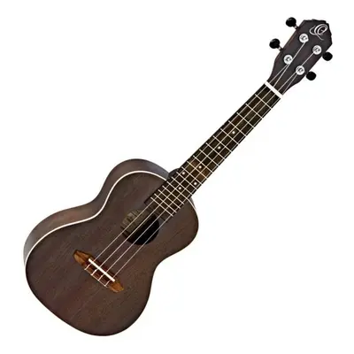 Ortega RUCOAL Coal Black Koncertní ukulele