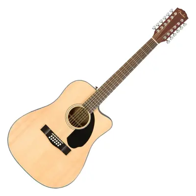 Fender CD-60SCE Natural 12-strunná elektroakustická kytara