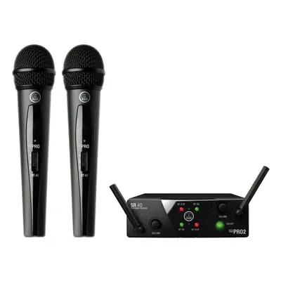 AKG WMS40 Mini Dual Vocal Bezdrátový set ISM2: 864.375MHz + ISM3: 864.85MHz