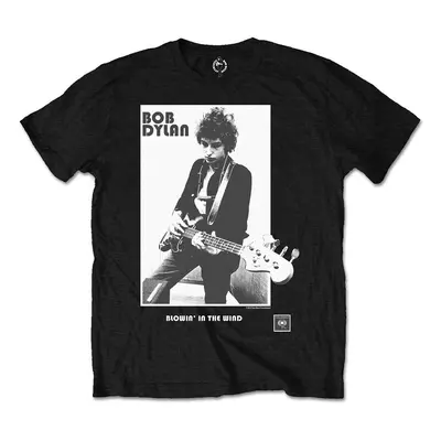 Bob Dylan Tričko Blowing in the Wind Unisex Black