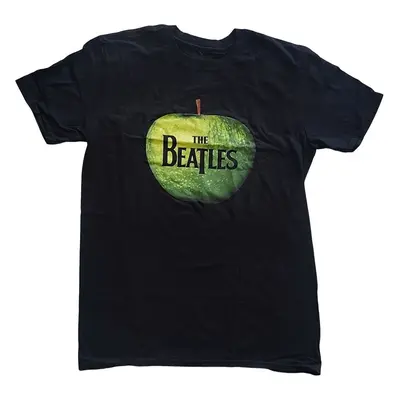 The Beatles Tričko Apple Logo Unisex Black