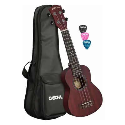 Cascha HH 2263L Red Sopránové ukulele