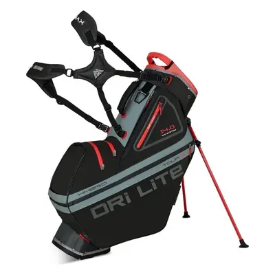 Big Max Dri Lite Hybrid Tour Stand Bag Black/Charcoal/Red