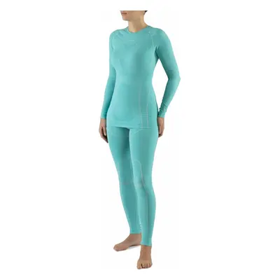 Viking Gaja Bamboo Lady Set Base Layer Blue Turquise Termoprádlo