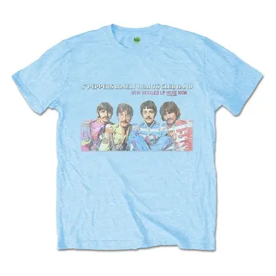 The Beatles Tričko LP Here Now Unisex Light Blue