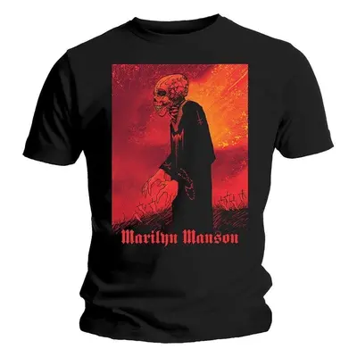 Marilyn Manson Tričko Mad Monk Unisex Black