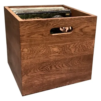 Music Box Designs A Whole Lotta 12" Vinyl Record Storage Box na LP desky Palisandr