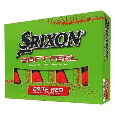 Srixon Soft Feel Brite Brite Red Golfové míčky