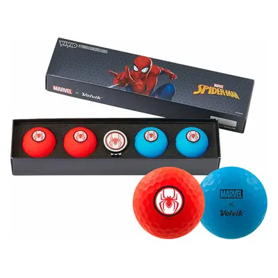 Volvik Vivid Marvel 2.0 Pack Spider Man Golfové míčky