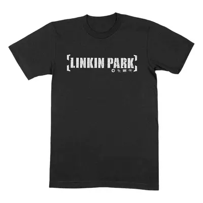 Linkin Park Tričko Bracket Logo Unisex Black