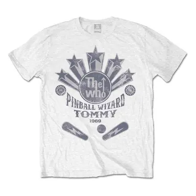 The Who Tričko Pinball Wizard Flippers Unisex White