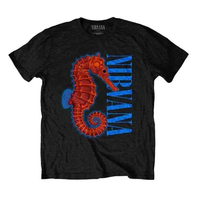 Nirvana Tričko Seahorse Unisex Black