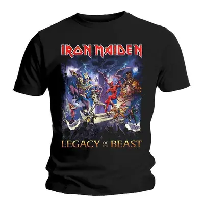 Iron Maiden Tričko Legacy of the Beast Unisex Black