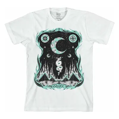 Gojira Tričko Dragons Dwell Unisex White