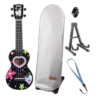 Mahalo Ukulele SET Heart Black Sopránové ukulele