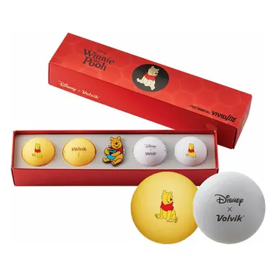 Volvik Vivid Lite Disney Characters Pack Winnie The Pooh Golfové míčky