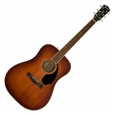 Fender PD-220E Dreadnought OV All MAH Aged Cognac Burst Elektroakustická kytara Dreadnought