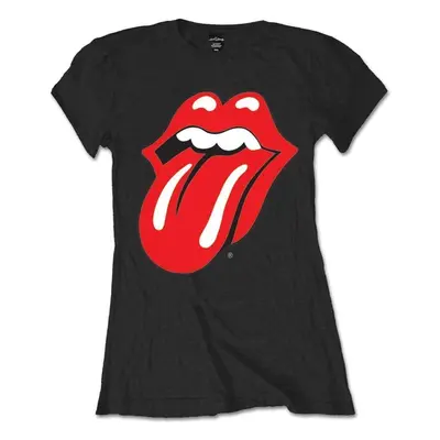 The Rolling Stones Tričko Classic Tongue Womens Black