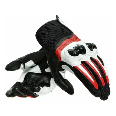 Dainese Mig Black/White/Lava Red Rukavice