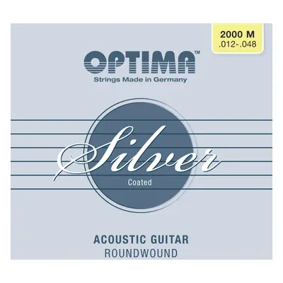 Optima 2000.M Silver Acoustic Medium Struny pro akustickou kytaru