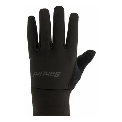 Santini Colore Winter Gloves Nero Cyklistické rukavice