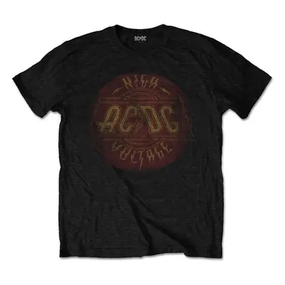 AC/DC Tričko High Voltage Vintage Unisex Black