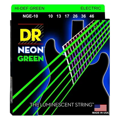 DR Strings NGE-10 Neon Struny pro elektrickou kytaru