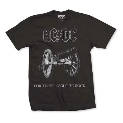 AC/DC Tričko About to Rock Unisex Black