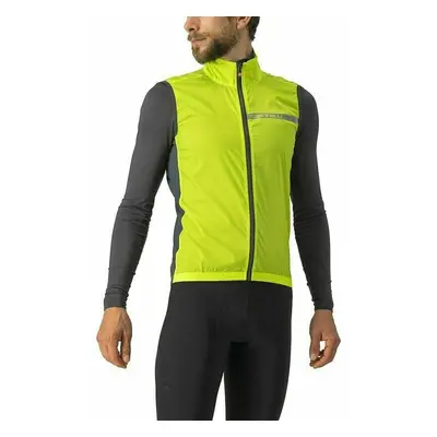 Castelli Squadra Stretch Vesta Electric Lime/Dark Gray