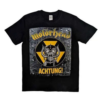 Motörhead Tričko Achtung! Unisex Black