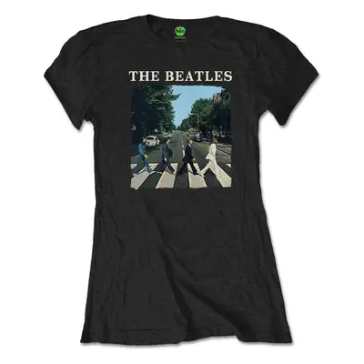 The Beatles Tričko Abbey Road & Logo Womens Black