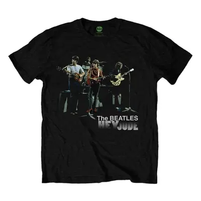 The Beatles Tričko Hey Jude Version Unisex Black