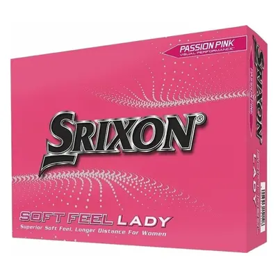 Srixon Soft Feel Lady Golf Balls Passion Pink Golfové míčky