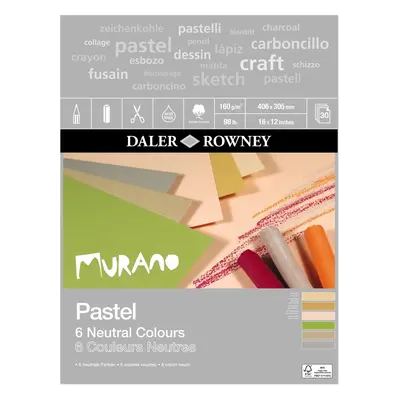 Daler Rowney Murano Pastel Paper Skicář g Neutral Colours