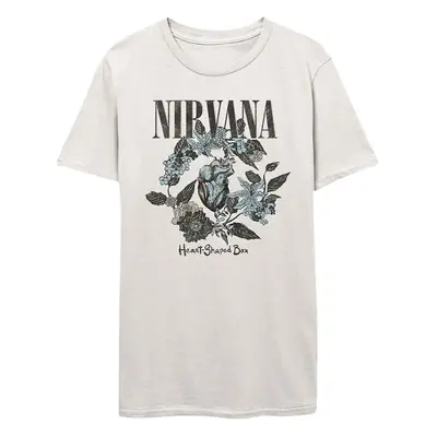 Nirvana Tričko Heart Shape Box Unisex White