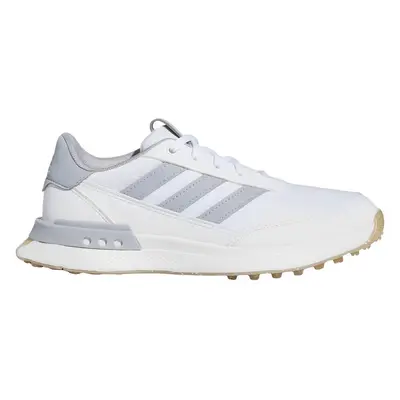 Adidas S2G Spikeless White/Halo Silver/Gum Juniorské golfové boty