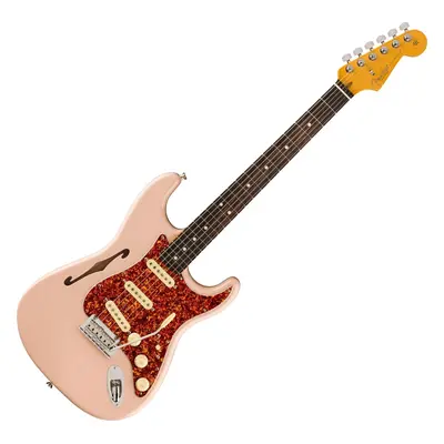 Fender FSR American Professional II Stratocaster Thinline RW Transparent Shell Pink Elektrická k