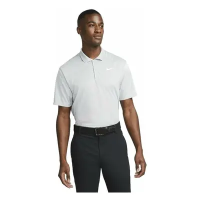 Nike Dri-Fit Victory Mens Golf Light Grey/White Polo košile