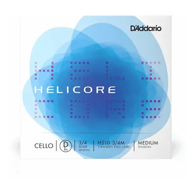 D'Addario H512 3/4M Helicore D Struny pro violončelo