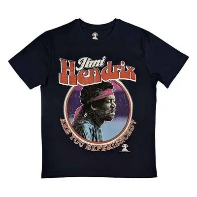 Jimi Hendrix Tričko Are You Experienced? Unisex Navy Blue