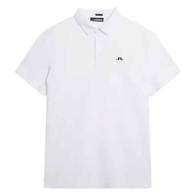 J.Lindeberg Peat Regular Fit White Polo košile