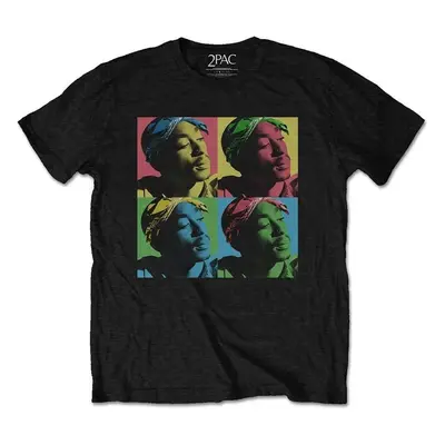 2Pac Tričko Pop Art Unisex Black