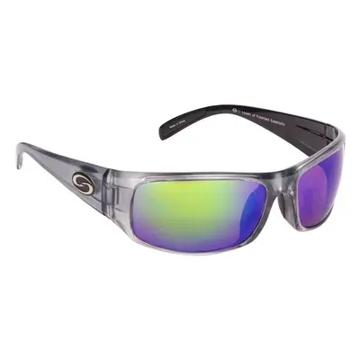 Strike King S11 Optics Okeechobee Clear Gray Metallic/Green Mirror Rybářské brýle