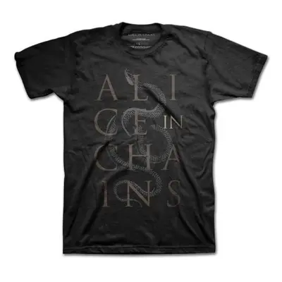 Alice in Chains Tričko Snakes Unisex Black