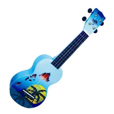 Mahalo Hawaii Hawaii Blue Burst Sopránové ukulele